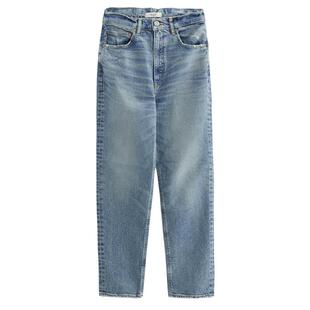 MOUSSY 2023冬季新品经典水洗铅笔裤小脚牛仔裤女010GAA12-2730