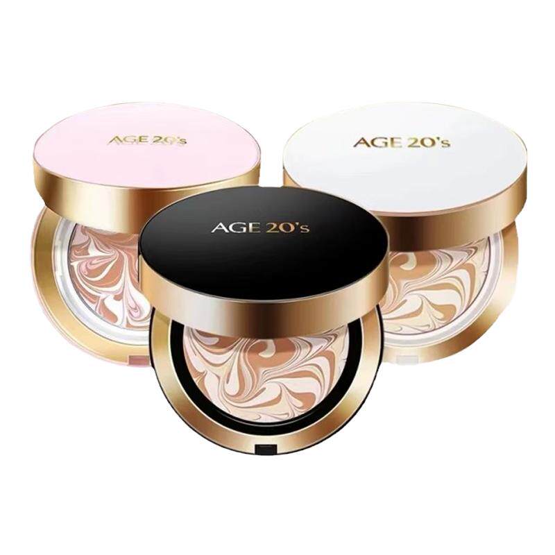 Aekyung气垫拉花BB霜全能三色遮瑕保湿持久控油干皮粉底液官方女