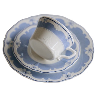 泽滕家英式下午茶杯碟套装泡咖啡拉花拿铁摩卡中古风轻奢餐具礼物