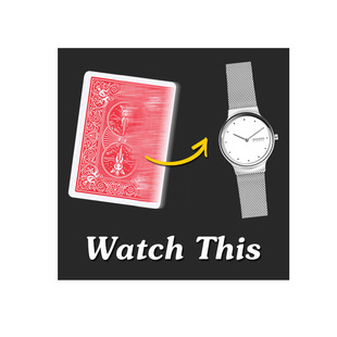 Watch This刘谦牌变手表扑扑克瞬间变化效果震撼直观近景魔术道具
