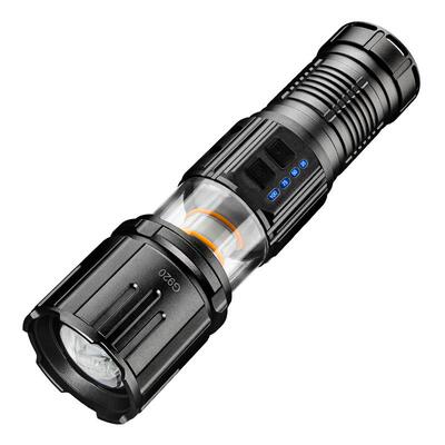 黄白光超亮户外小型手电筒刺客