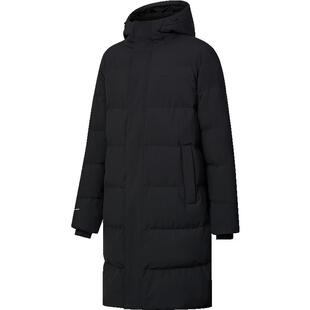 鸿星尔克长款羽绒服男款冬季新款男士三防保暖中长款运动外套棉服