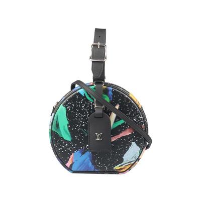 9新路易威登PETITEBOITECHAPEAU黑/彩SPLASH斜挎二手奢侈品包包
