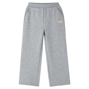 安奈儿童装男童女童裤子2026春新款加绒保暖微宽松厚款休闲长裤