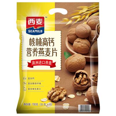 西麦核桃高钙营养燕麦片700g