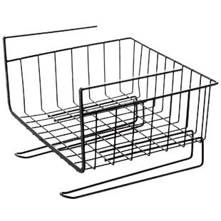 厨房置物架橱柜下挂架宿舍零食收纳衣柜分层架家用悬挂式桌下挂篮