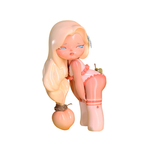 末那代理丨Fobbi《禁果女孩》白桃辣妹系列艺术潮玩树脂大娃手办