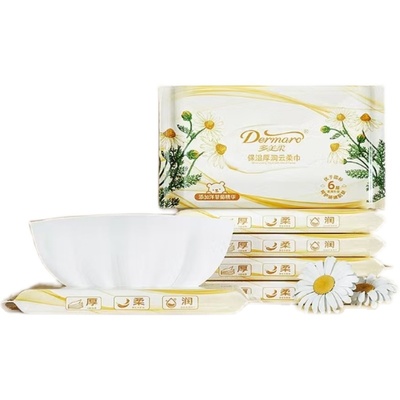 多美柔6层加厚母婴保湿柔纸巾