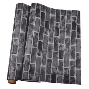 3D立体加厚复古青红砖纹墙纸自粘墙面装饰背景饭店文化石贴纸壁纸