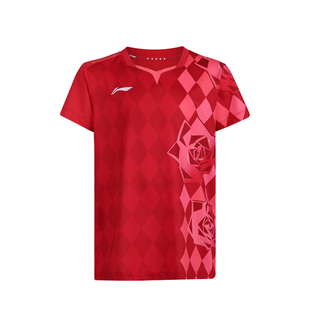 李宁儿童乒乓球服套装男女童新款透气速干球衣短袖运动训练比赛服