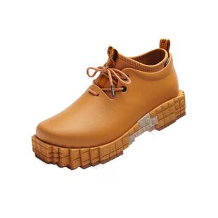 ccilu驰绿积木渣渣鞋男大黄靴环保咖啡渣积木低帮鞋女ins马丁雨鞋