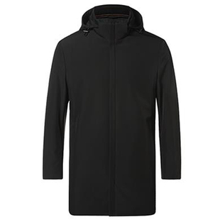 [专柜同款/可脱卸帽]梦特娇男士羽绒服冬休闲中长加厚外套1120311