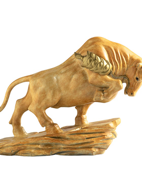 黄铜牛摆件礼品股市牛市牛气冲天