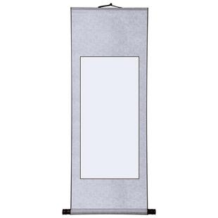 卷轴空白书法挂画宣纸画轴挂轴字画立轴横幅国画免裱毛笔字装裱字画材料书法作品用创作纸专用纸半生半熟定制