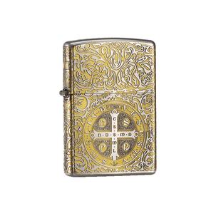 【自营】zippo打火机深雕康斯坦丁官方正版防风煤油男士礼物DYJ1