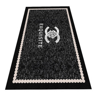 定制厨房地垫耐脏防滑吸水垫免洗家用进门脚垫小香风长条家用地毯