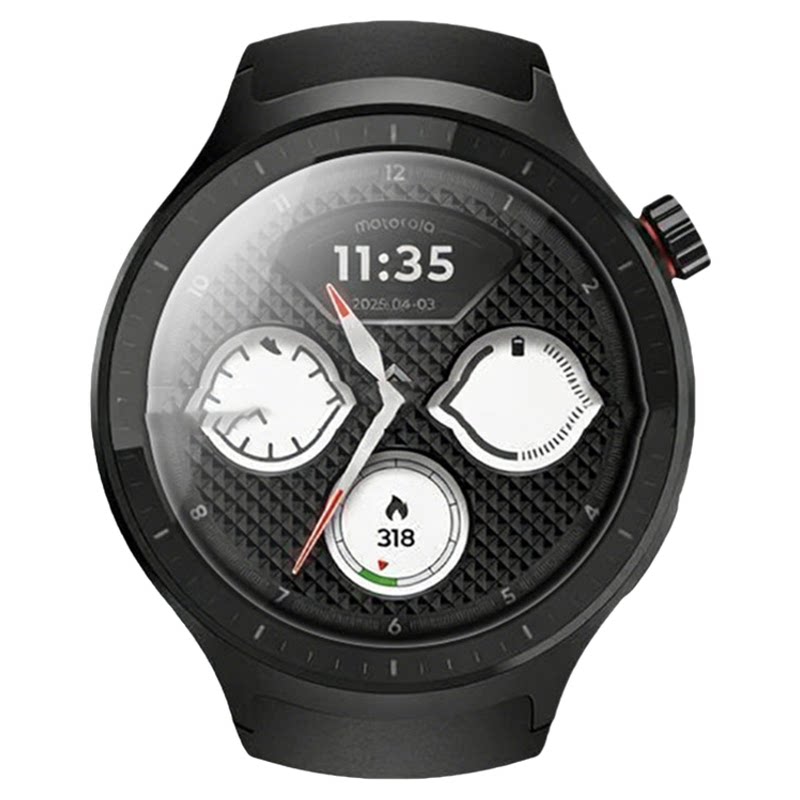 适用Moto Watch 2026手表钢化膜屏幕玻璃高清复合黑边 全边缘贴膜