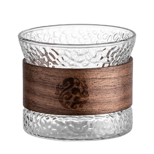 玻璃小茶杯主人杯高端单个专用防烫喝茶杯子套装6只功夫品茗茶具