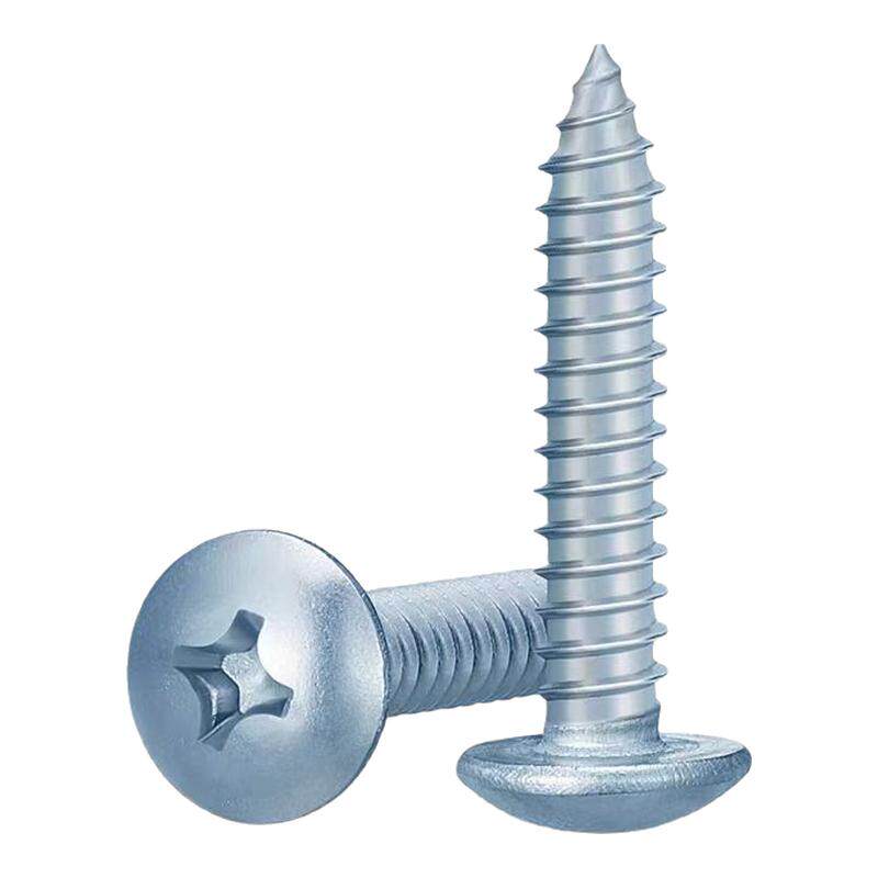 国标大扁头自攻螺丝加硬镀锌十字大伞头蘑菇头圆头木螺丝钉M3M4M5