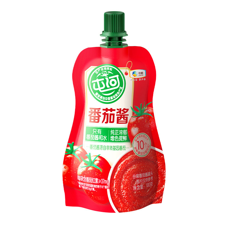 屯河番茄酱100g*6袋西红柿调味酱