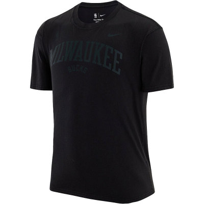 Nike/耐克正品密尔沃基雄鹿队男子运动休闲短袖T恤 DR6327-010