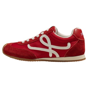 Snowelf复古德训鞋女款2026春季新款内增高百搭厚底鞋运动休闲鞋