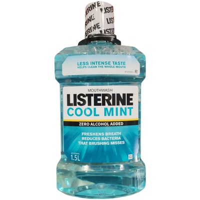 开市客SAM代购Listerine李施德林0度无酒精漱口水除口臭异味1.5L