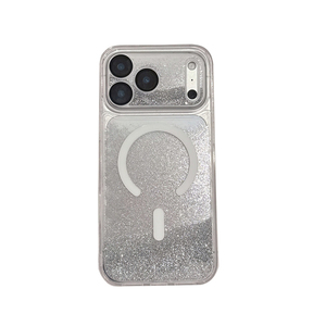 RJINHIT 液体流沙高级感解压磁吸手机壳适用magsafe苹果17pro iphone17promax 流沙镜头贴膜抗发黄奢华个性