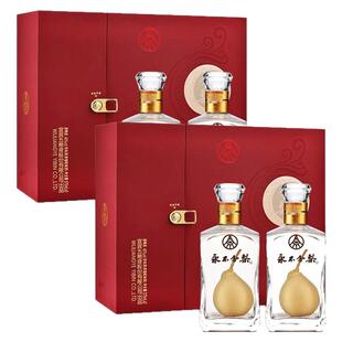 【年货】送礼永不分梨酒永不分离40度375ml*2瓶梨味酒蒸馏配制酒