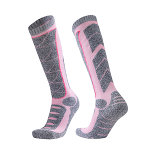 GUYILL专业滑雪袜子长筒单板长袜女男棉冬加厚保暖户外运动毛巾袜