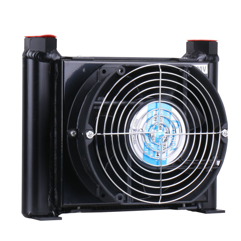 芮亿液压风冷却器油冷却器散热器AJ0510小型液压系统泄油口冷却器