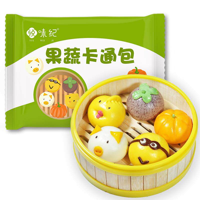 悦味纪果蔬卡通包320g10个