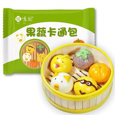 悦味纪果蔬卡通包320g10个