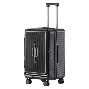 拉杆箱行李箱拉链箱侧开盖可扩容旅行箱20/24/26/28英寸密码箱男