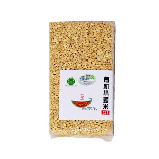 东北有机小麦米农家自产脱皮小麦仁非浮小麦健康真空包装400g*3袋