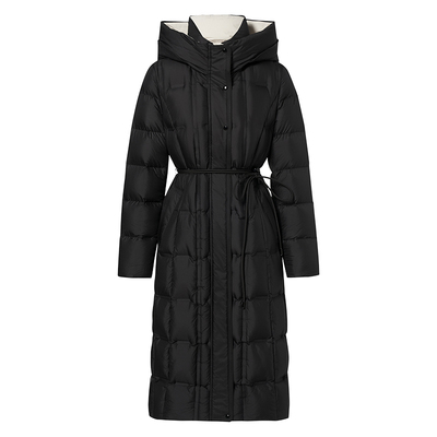 黑色超好看的深冬装外套鹅羽绒服