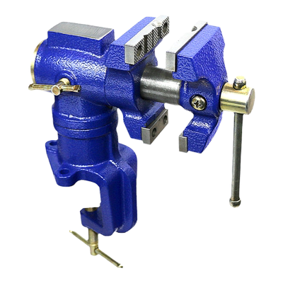 大象台虎钳多功能万向木工双钳口小中大型家用工业级桌钳DT63