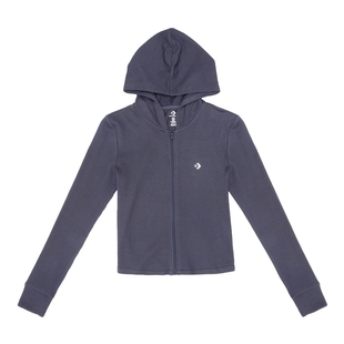 Converse匡威26春女子休闲运动上衣连帽短款修身外套 WCJ428-GDA