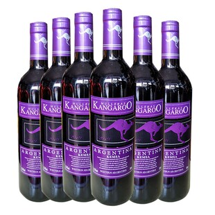 阿根廷原瓶进口葡萄酒幕莱娅袋鼠.凯姆萨干红葡萄酒商务推荐红酒