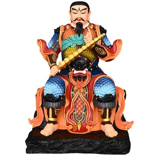 雷祖铜像摆件黄铜九天应元雷声普华天尊雷公大号家居供奉工艺品