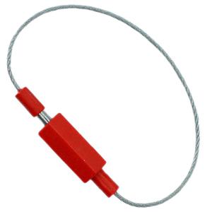 钢丝封条铅封一次性封口标签物流挂签塑料吊牌防伪标签塑料扎带