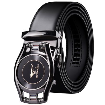 七匹狼男士皮带正品潮款滑道