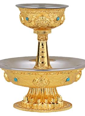 桌面双层不锈钢摆件护杯工艺摆件