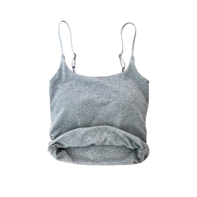 秋冬新款纯欲磨毛加厚吊带背心女