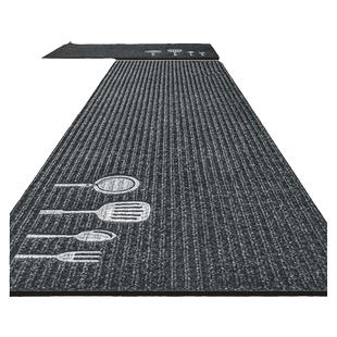 北欧厨房地垫脚垫防滑防油家用耐脏防水垫子吸水吸油可擦长条地毯