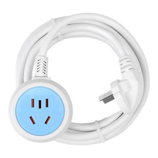 创意电源延长线插座家用10A两脚三脚插头多功能充电插排插板带线