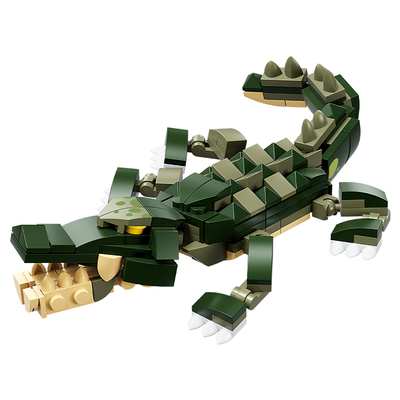 儿童动物积木拼装模型