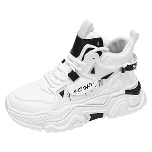 高帮男鞋2026新款春季青少年马丁靴运动休闲小白增高老爹百搭潮鞋