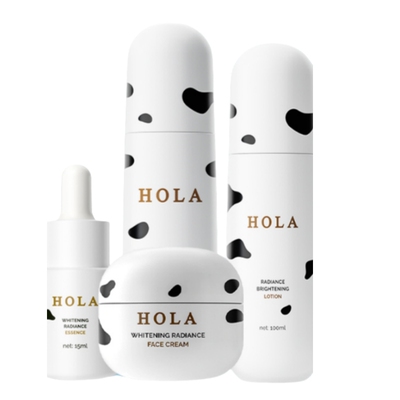 Hola赫拉牛奶雪肤焕白光感套装补水保湿化妆护肤品熬夜肌提亮