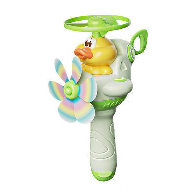 儿童竹蜻蜓手拉飞碟户外发射